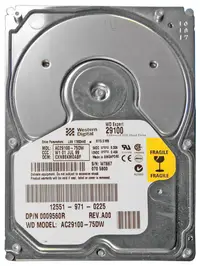 AC29100-75DW - Western Digital Expert 9.1GB 7200RPM ATA-66 2MB Cache 3.5-inch Hard Drive