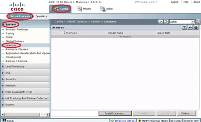 ACE-VIRT-UP1 - Cisco Application Control Engine License (Upgrade License)