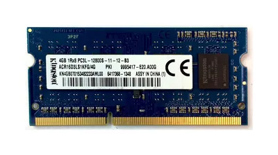 Kingston ACR16D3LU1KFG/4G 4GB DDR3-1600MHz PC3-12800 non-ECC Unbuffered CL11 240-Pin DIMM 1.35V Single Rank Desktop Memory Module