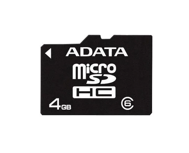 ADA-AUSDH4GCL6-RM2 - ADATA 4GB Class 6 microSDHC Flash Memory Card