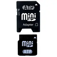 AF4GMD-AP - ATP 4GB miniSD Flash Memory Card with Adapter