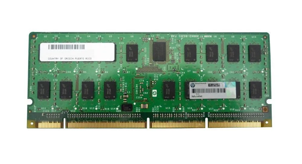 AH413A - HP 256GB Kit (64 X 4GB) DDR2-533MHz PC2-4200 ECC Registered CL4 240-Pin DIMM 1.8V Single Rank Memory