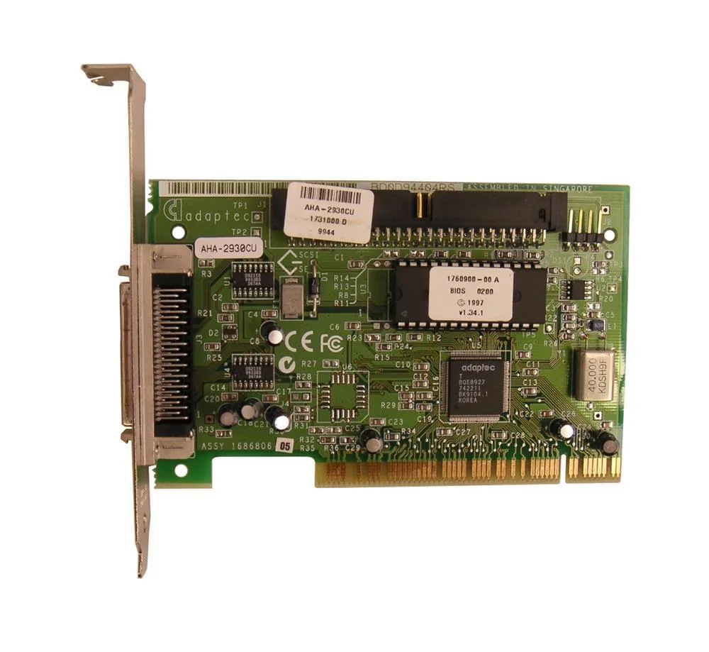 AHA2930CU4 - Adaptec 1686806-05 Aha-2930cu PCi SCSI Controller Card