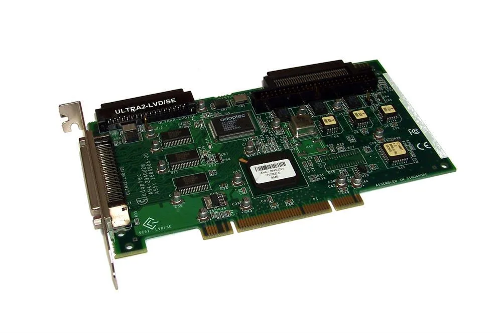 AHA2940U2W - Adaptec 32-bit PCI Ultra2 Wide SCSI Controller Card