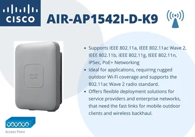 AIR-AP1542I-R-K9 - Cisco Aironet 1540 Series Wireless Access Point