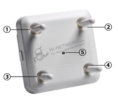 AIR-AP3802P-H-K9 - Cisco Aironet AP3802I 5.20Gb/s IEEE 802.11ac Ceiling Mountable Wireless Access Point