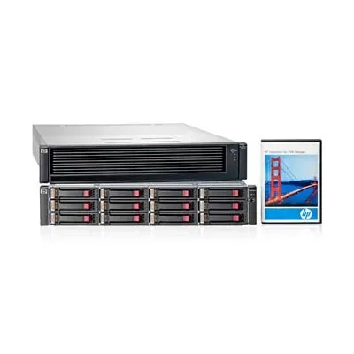 AJ694A - HP StorageWorks EVA4400 Hard Drive Array 8 x HDD Installed 1.17 TB Installed HDD Capacity Fibre Channel Controller RAID Supported 12 x Total Bays Fibre Channel Rack-mountable