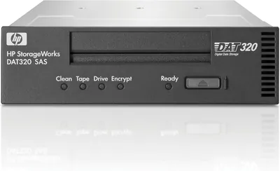 AJ830A - HP DAT 320 160 GB (Native)/320 GB (Compressed) SAS 5.25-inch 1/2H Internal