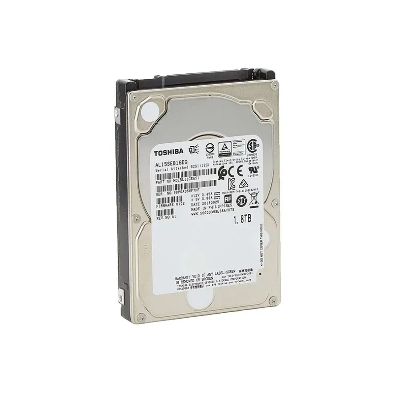 AL15SEB18EQ - Toshiba Enterprise Performance 1.8TB SAS 12Gb/s 10000RPM 128MB Cache 2.5-inch Hard Drive