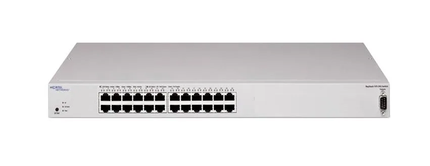 AL2012A45-E5 - Nortel Ethernet Switch 325-24T 24 Ports EN Fast EN 10Base-T 100Base-TX 1U