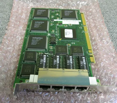 Adaptec ANA-6944B/TX 4-Port 10/100 Fast Ethernet Adapter NIC Card