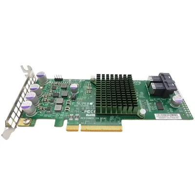 AOC-USASLP-S8I - Supermicro 8-Port SAS / SATA 128MB DDR2 RAID Controller