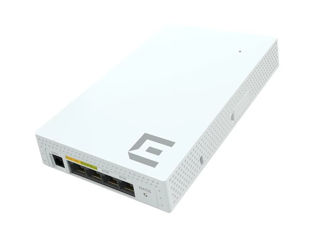 AP302W-FCC - Extreme Networks ExtremeCloud IQ Indoor WiFi6 Wallplate, 2x2 radios with Dual 5GHz and 4 GE Ethernet ports with POE Out