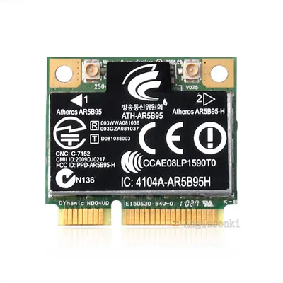 AR5B95 - Dell Wireless Atheros Half-Mini 802.11 B/G/N PCI-E Card