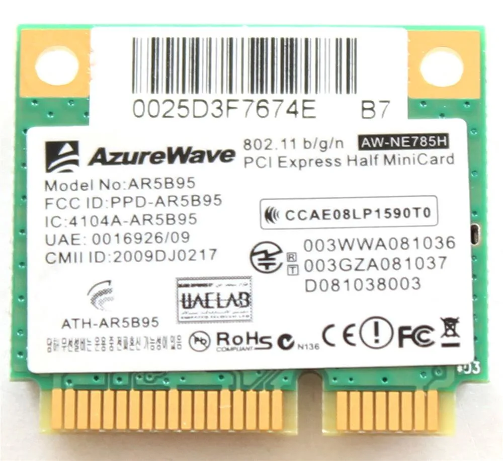 AR9285 - ASUS Wireless PCi Express Mini Network Card
