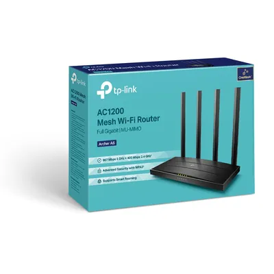 ARCHER A6 V2 - TP-LINK AC1200 Wireless MU-MIMO Gigabit Router