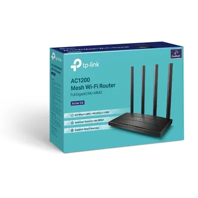 ARCHER C6 - TP-LINK AC1200 Wireless MU-MIMO Gigabit Router