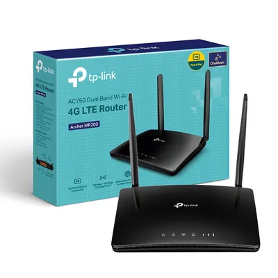 ARCHER MR200 V4 - TP-Link AC750 Wireless Dual Band 4G LTE Router