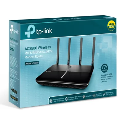ARCHER VR2800 - TP-Link AC2800 Wireless MU-MIMO VDSL/ADSL Modem Router