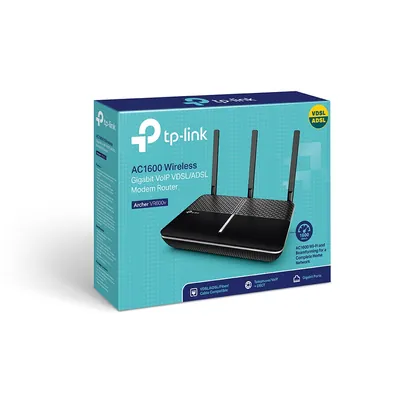 ARCHER VR600V - TP-Link AC1600 Wireless Gigabit VoIP VDSL/ADSL Modem Router