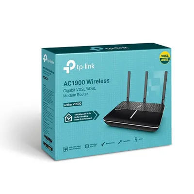 ARCHER VR900 V2 - TP-LINK AC1900 Wireless Gigabit VDSL/ADSL Modem Router