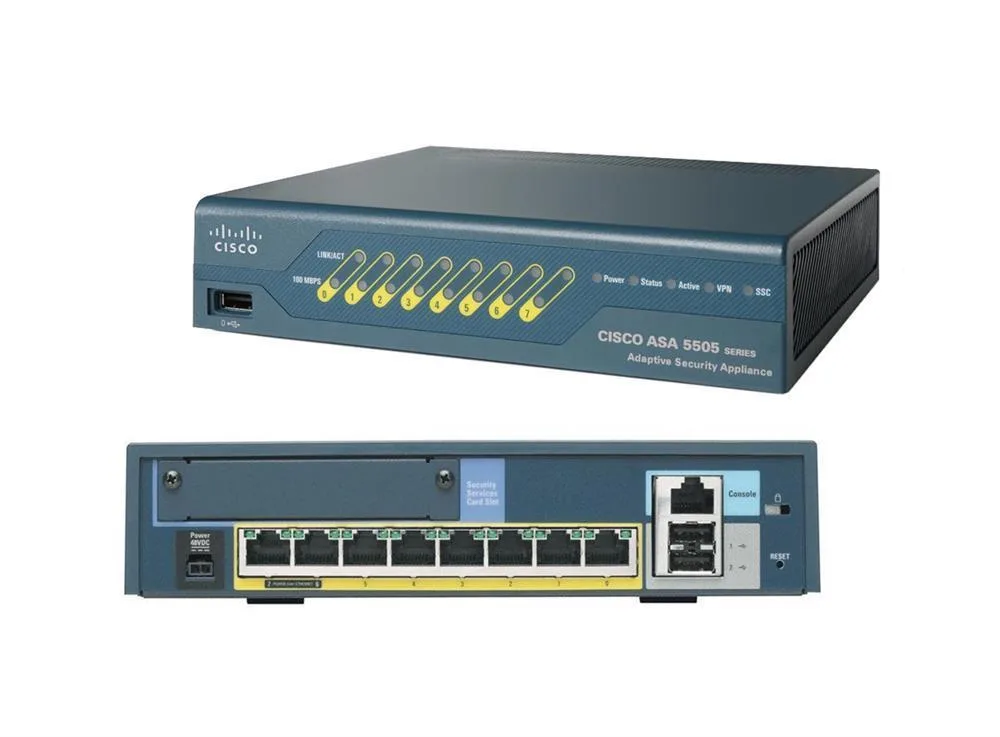 ASA5505-50BUNK9-RF - Cisco ASA 5505 Network Security/Firewall Appliance Refurbished