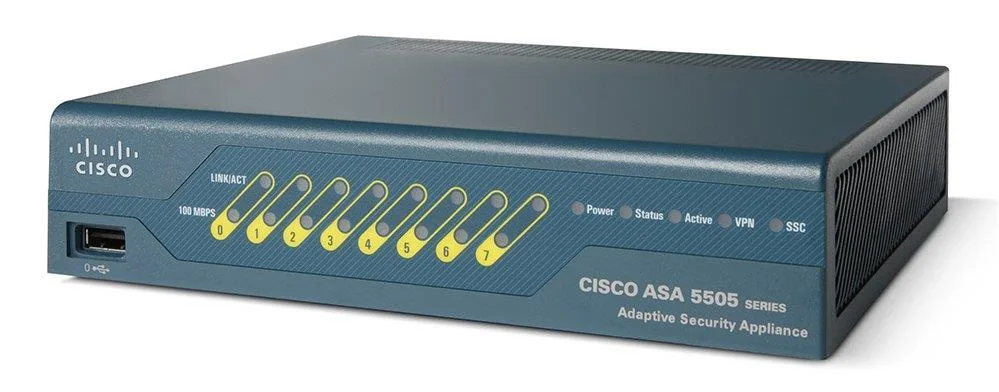 ASA5505-UL-BUN-K9 - Cisco ASA 5505 8 Port - 1 x Expansion Slot Firewall Appliance