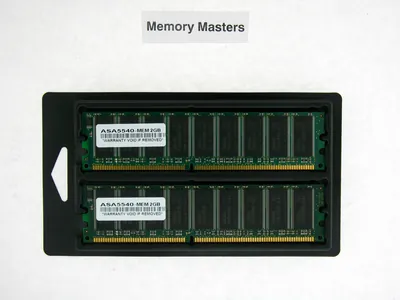 Cisco ASA5540-MEM-2GB 2GB Kit (2 X 1GB) DRAM Memory Upgrade for ASA5540 Series