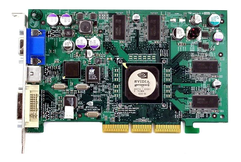 ASLMTI4200 - Nvidia GeForce4 Ti 4200 128MB AGP Video Graphics Card