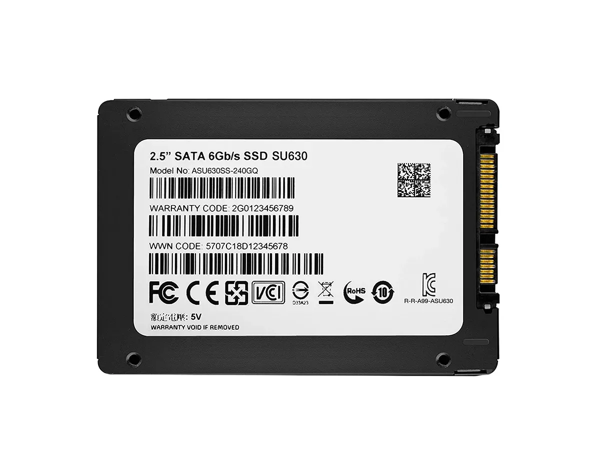 ASU630SS-240GQ - Adata SU630 Series 240GB 3D Quad-Level-Cell SATA 6Gb/s (RoHS) 2.5-inch Solid State Drive