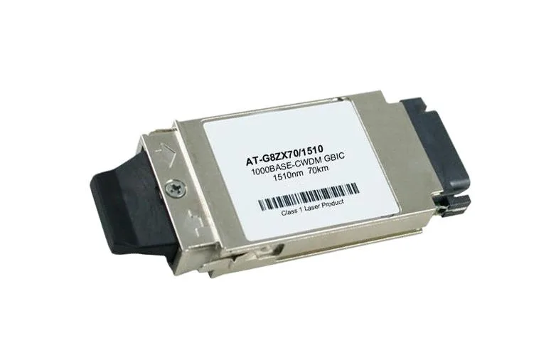 Allied AT-G8ZX70/1510 1.25Gbps 1000Base-ZX CWDM Single-Mode Fibre 70km 1510nm SC Connector GBIC Transceiver Module