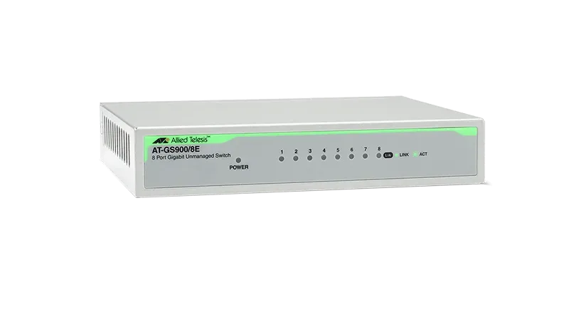 Allied AT-GS900/8E-30 Telesis Gigabit Ethernet Switch 8 x 10/100/1000Base-T LAN Ethernet Switch