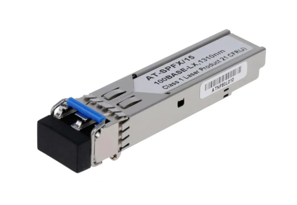 Allied AT-SPFX/15 100Mbps 100Base-FX SFP 1310nm 15km Transceiver Module