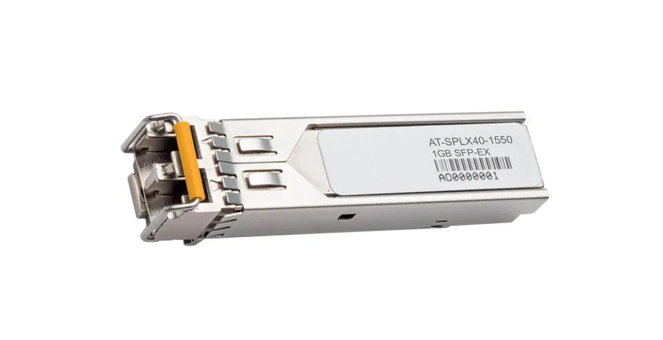 Allied AT-SPLX40/1550-90 Small Form Pluggable 1x 1000Base-LX SFP 40km 1550nm Transceiver Module