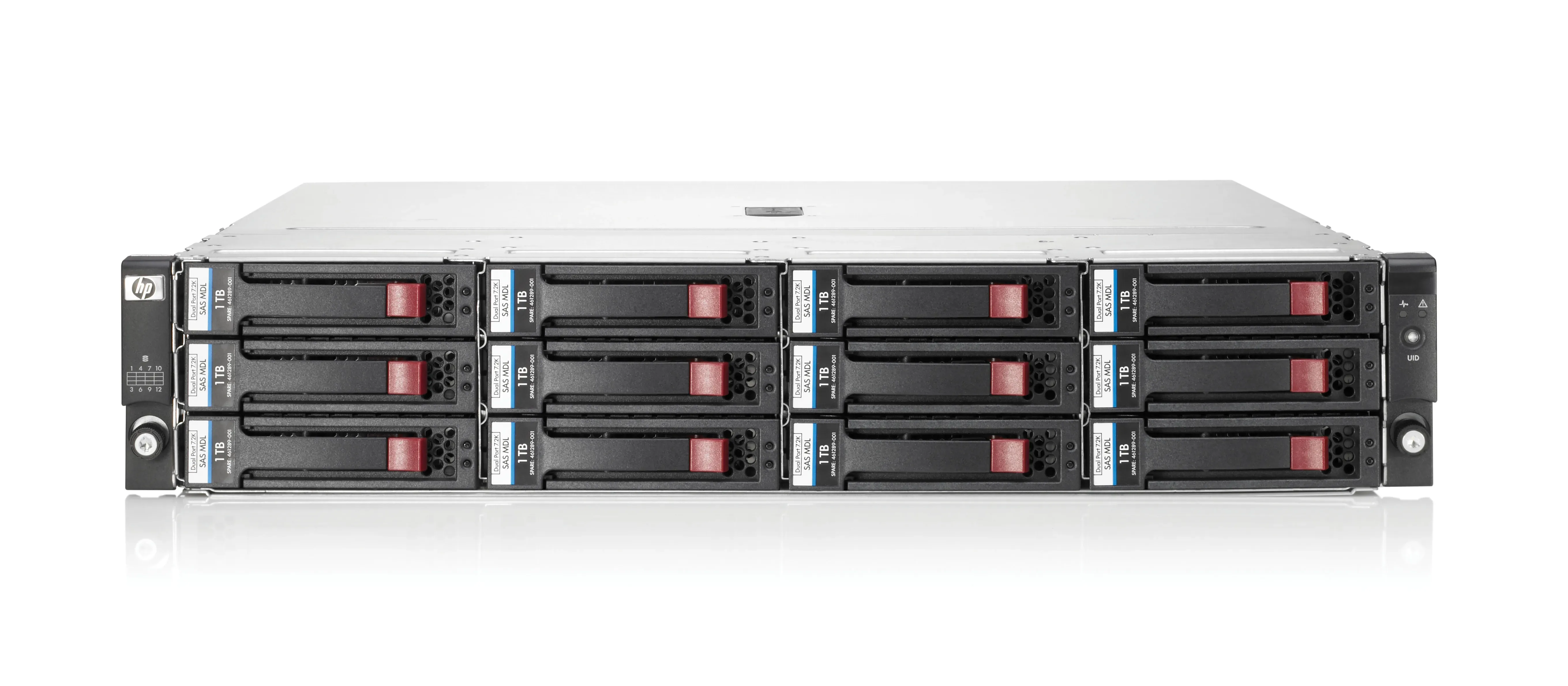 AW613SB - HP StorageWorks D2600 Hard Drive Array RAID Supported 12 x Total Bays 2U Rack-mountable