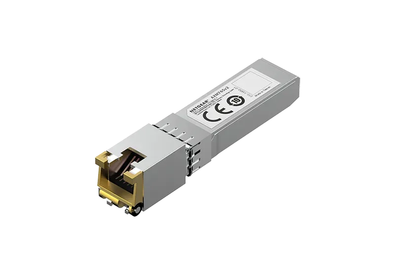 AXM765 - Netgear 80m Cat 6a 10GBASE-T R-J45 SFP+ Transceiver for M4250, M4300, and M4500 Managed Switches