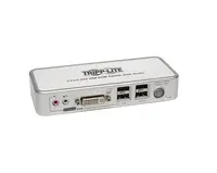 B004-DUA2-K-R - Tripp-Lite 2-Port Compact DVI/USB KVM Switch with Audio Support