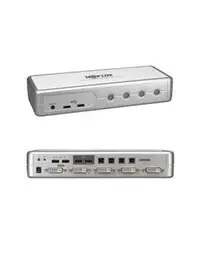 B004-DUA4-K-R - Tripp-Lite 4-Port KVM Audio Switch