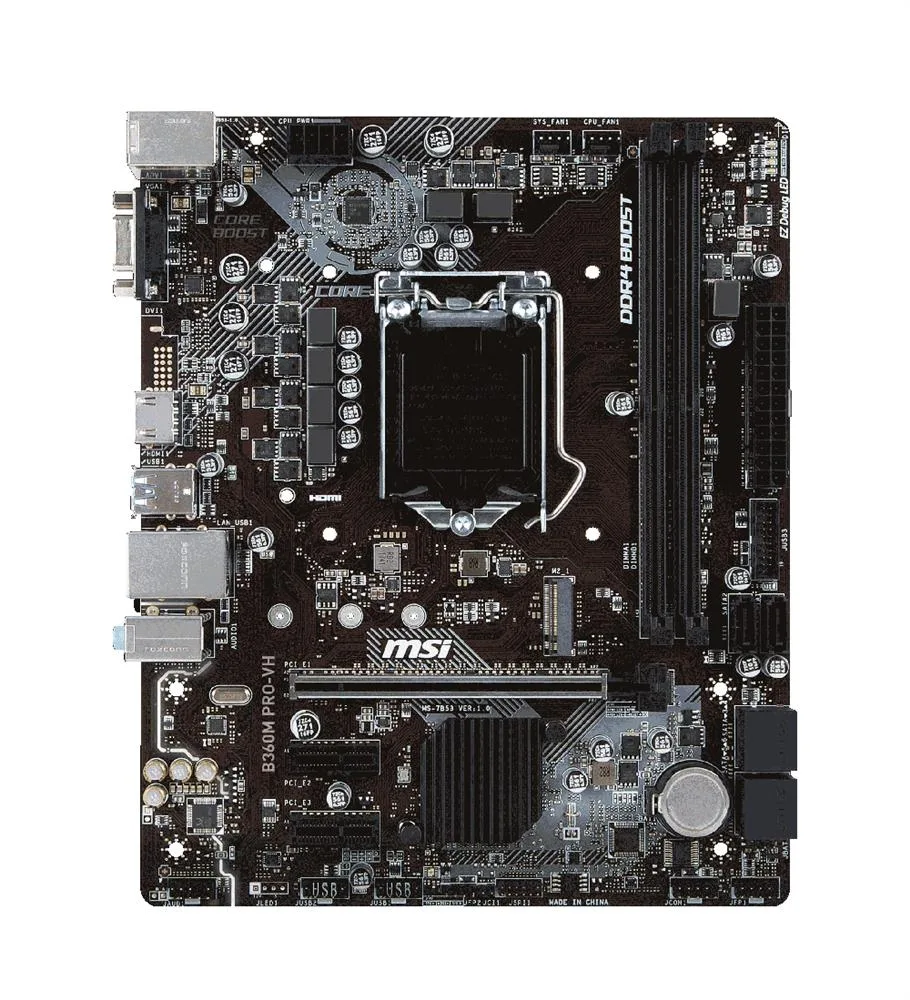 B360MPROVH - MSI B360M PRO-VH Desktop Motherboard Intel B360 Chipset Socket H4 LGA-1151