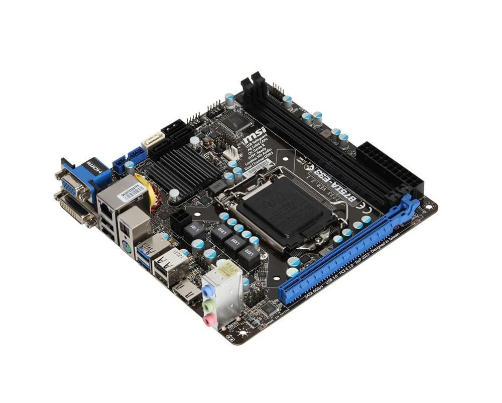 B75IA-E33 - MSI Socket LGA 1155 Intel B75 Chipset DDR3 2x DIMM 3x SATA 6.0Gb/s Mini-ITX Motherboard