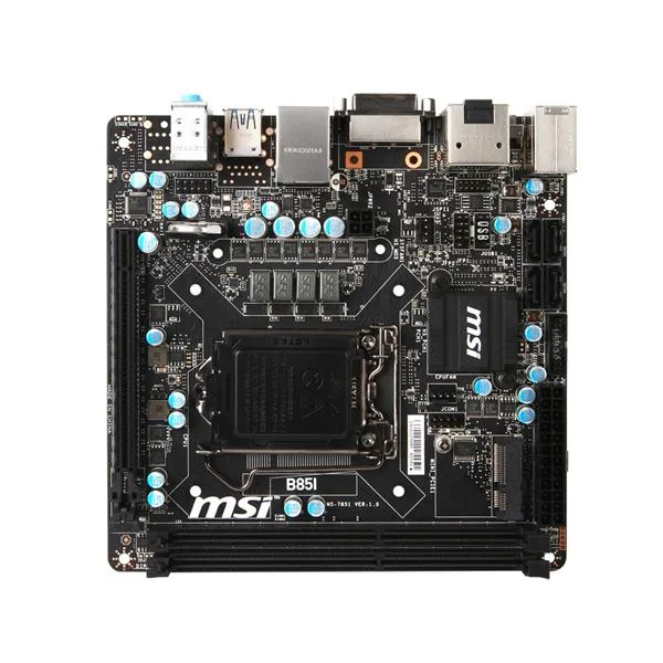 B85I - MSI Desktop Motherboard Intel B85 Express Chipset Socket H3 LGA-1150