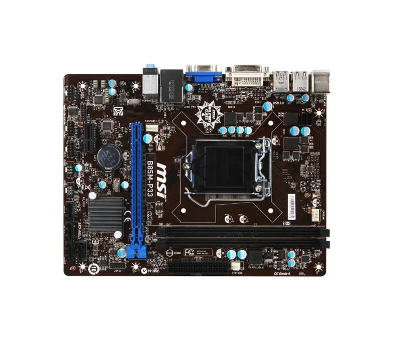B85M-P33-A1 - MSI Socket LGA 1150 Intel B85 Express Chipset DDR3 2x DIMM 2x SATA 6.0Gb/s Micro-ATX Motherboard