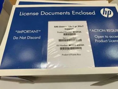 BC393AAE - HP SAS License Key With 1 Year 24x7 Support License