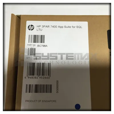 BC799BAE - HP 3PAR Application Software Suite for Oracle for 7400 License 1 System
