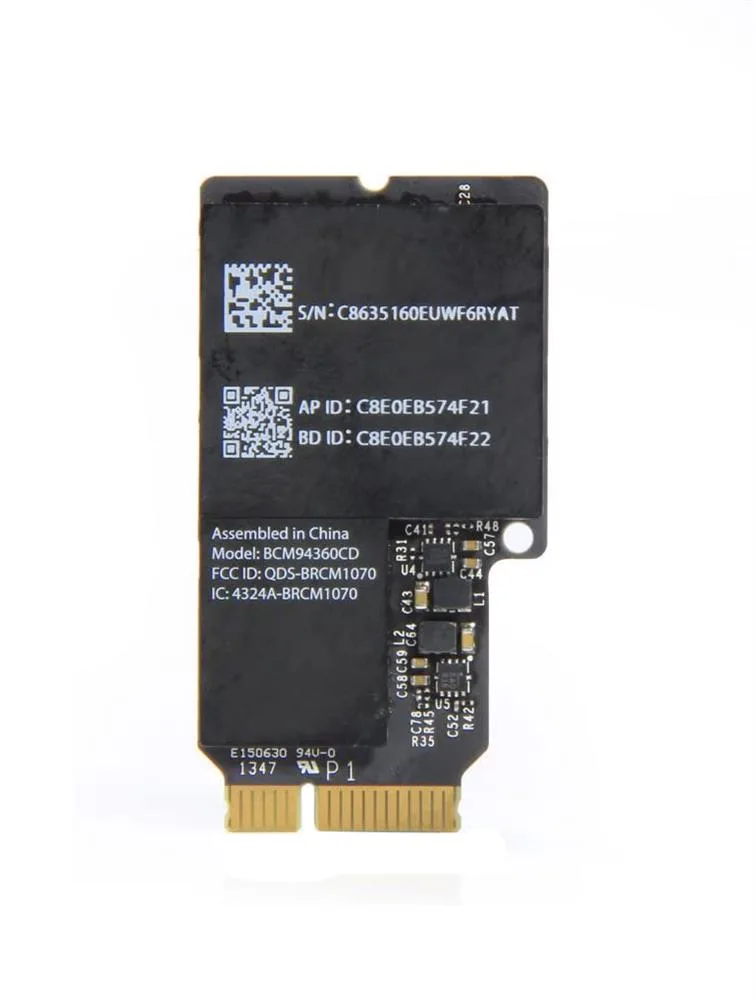 BCM94360CD - Broadcom 802.11ac 1750Mbps Desktop PCI Express WiFi Adapter Hackintosh + BT