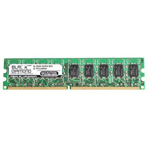 BD2G800MDE13 - Black Diamond 2GB DDR2-800 MHz PC2-6400 ECC CL6 240-pin DIMM 1.8V 2Rx8 Memory Module
