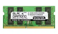BD32G2133MQN28 - Black Diamond 32GB DDR4-2133 MHz non-ECC UnbufferedCL15 260-pin SODIMM 1.2V 2Rx8 Memory Module