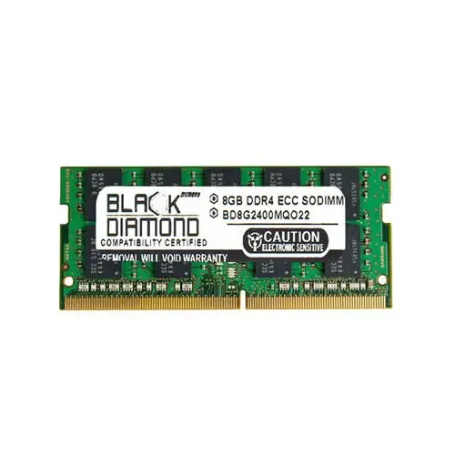 BD8G2400MQO22 - Black Diamond 8GB DDR4-2400 MHz PC4-19200 non-non-ECC Unbuffered CL17 260-Pin SODIMM 1.2V 2Rx8 Memory Module