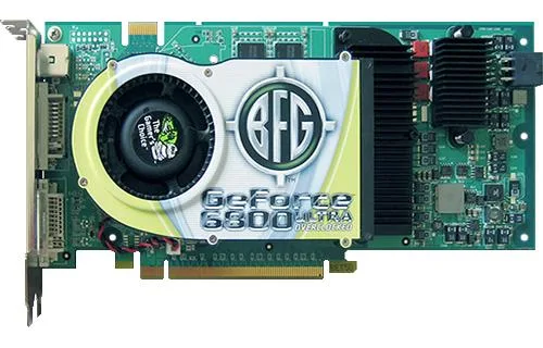 BFGR68512UOCX - BFG GeForce 6800 Ultra 512MB 256-Bit GDDR3 PCI Express x16 SLI Support Video Graphics Card