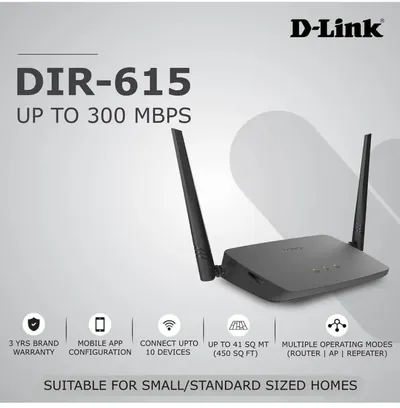 BIR615ANAE3 - D-Link DIR-615 Wireless Router